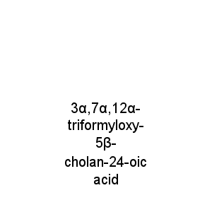3α,7α,12α-triformyloxy-5β-cholan-24-oic acid
